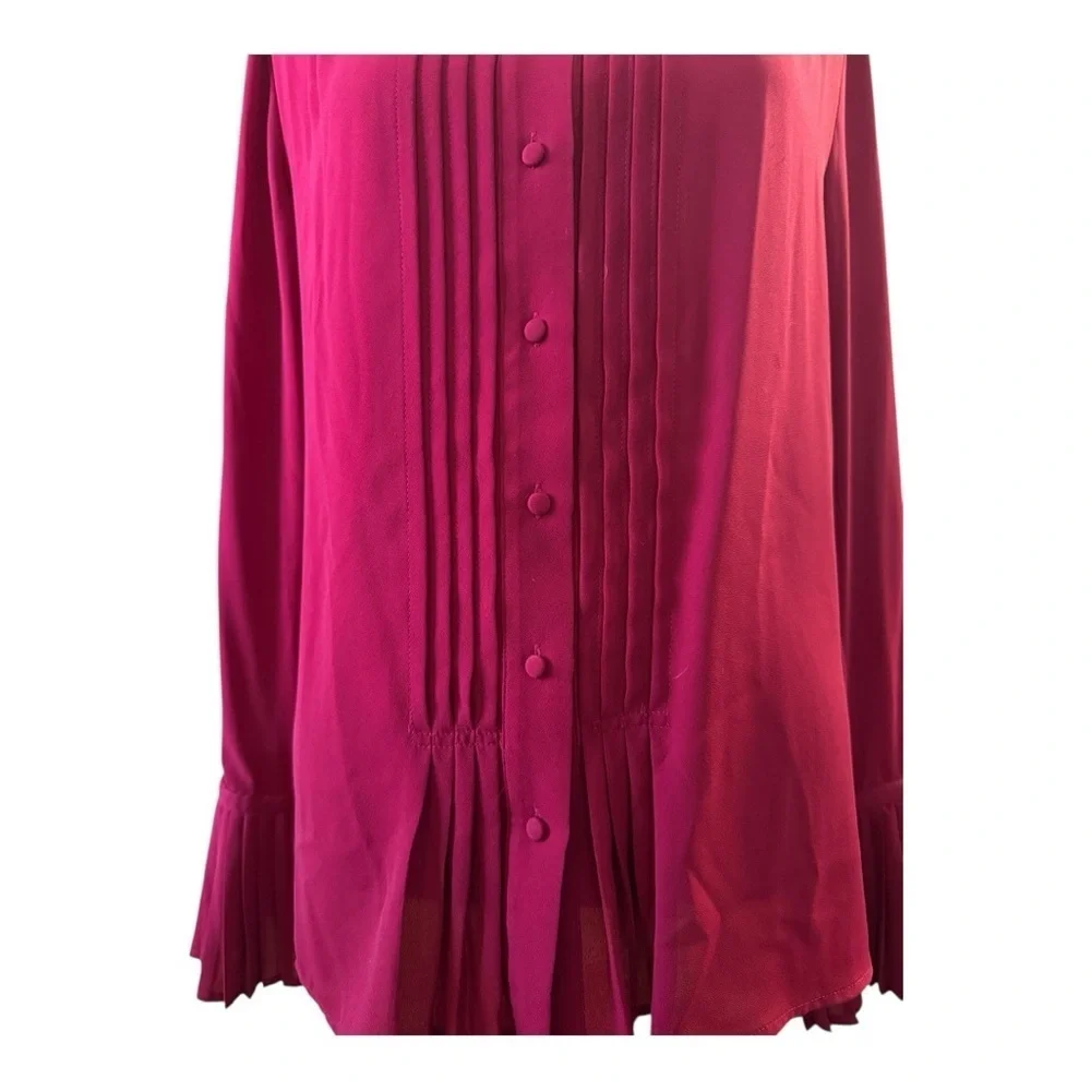 Active Seller! White House Black Market Burgundy Women's Office Interview top
